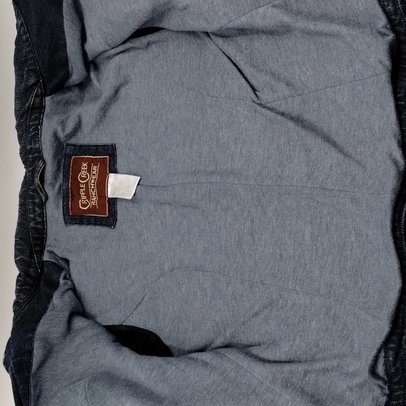 Cripple Creek Ranchwear Button Up Denim Jacket Size Medium - Picture 10 of 11